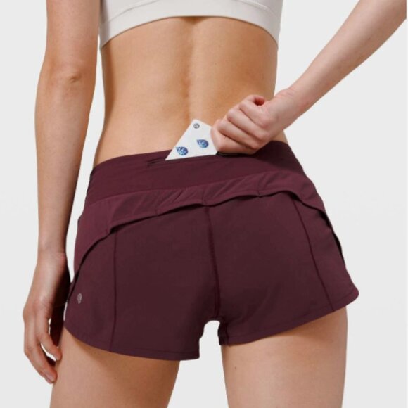 Lululemon Athletica Speed Up Short 2.5" Running Short in Cassis (Size 8) - Picture 12 of 12